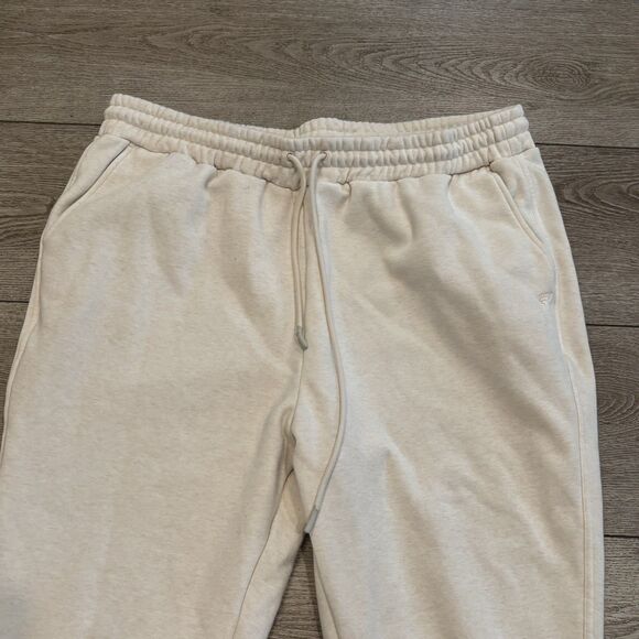 Fabletics Sweatpants Womens XXL 1X Joggers Athletic Elastic Waist Pull on Beige - Picture 2 of 6